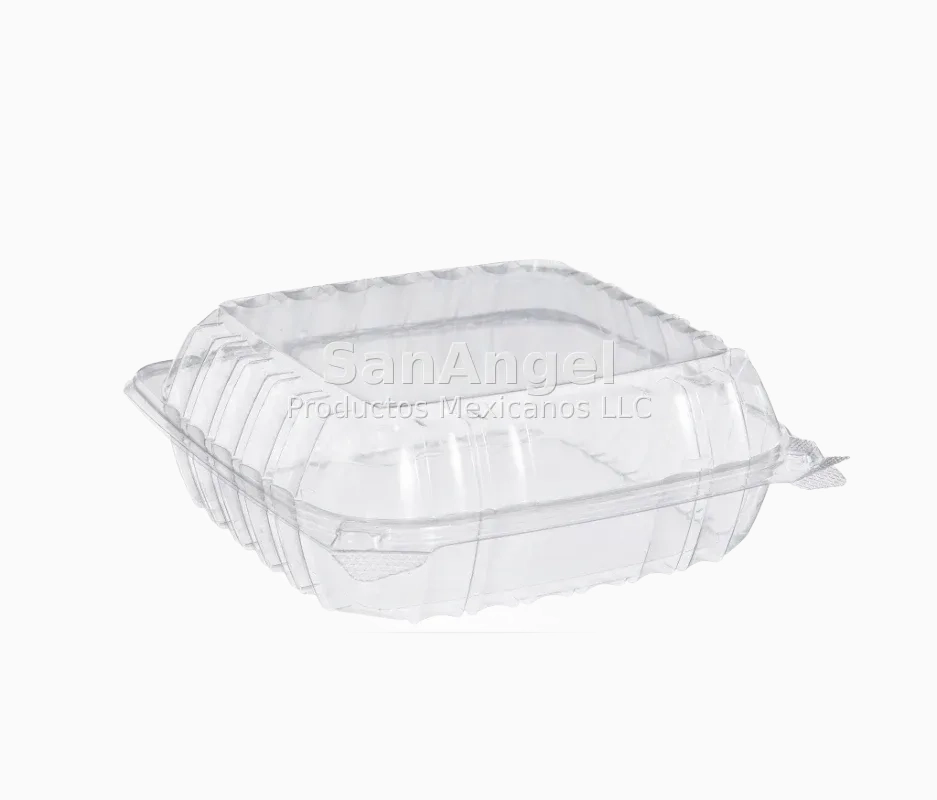 Charola Transparente 8X8 LISO DART - Ristra 125 pz