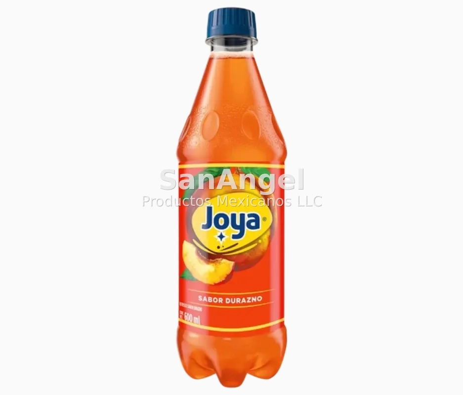 Joya Peach Plastic 600ml - Box of 12 Pieces